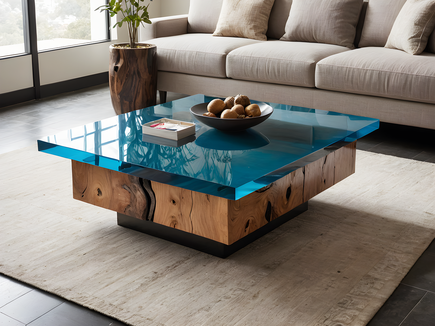 Gibson Resin Τραπεζι Σαλονιου