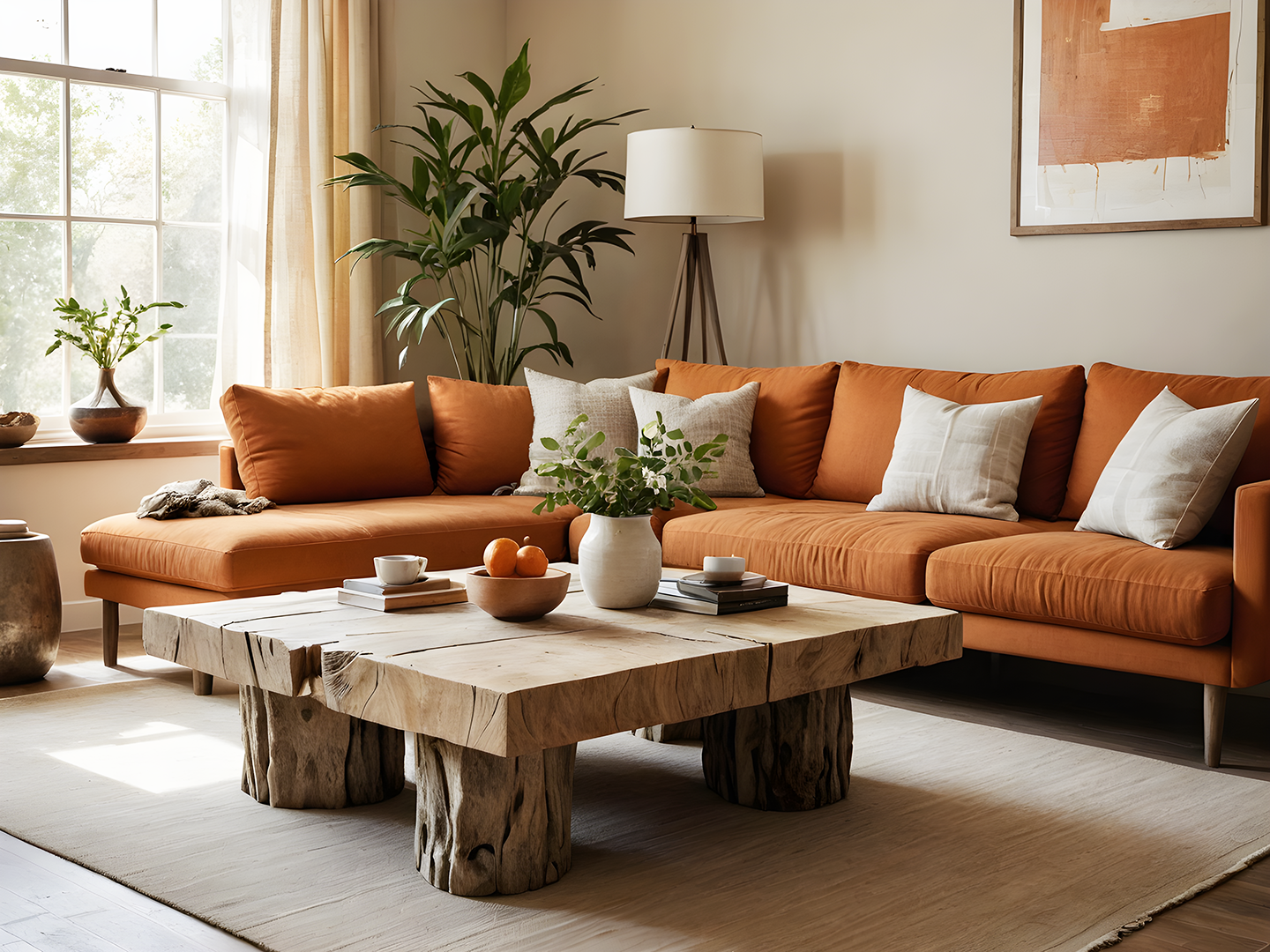 Ivy Natural Wood Τραπεζι Σαλονιου