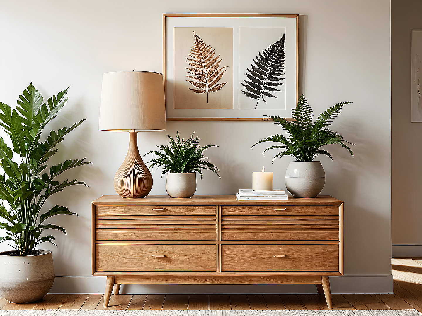 Dream Μπουφές Mid-Century Oak