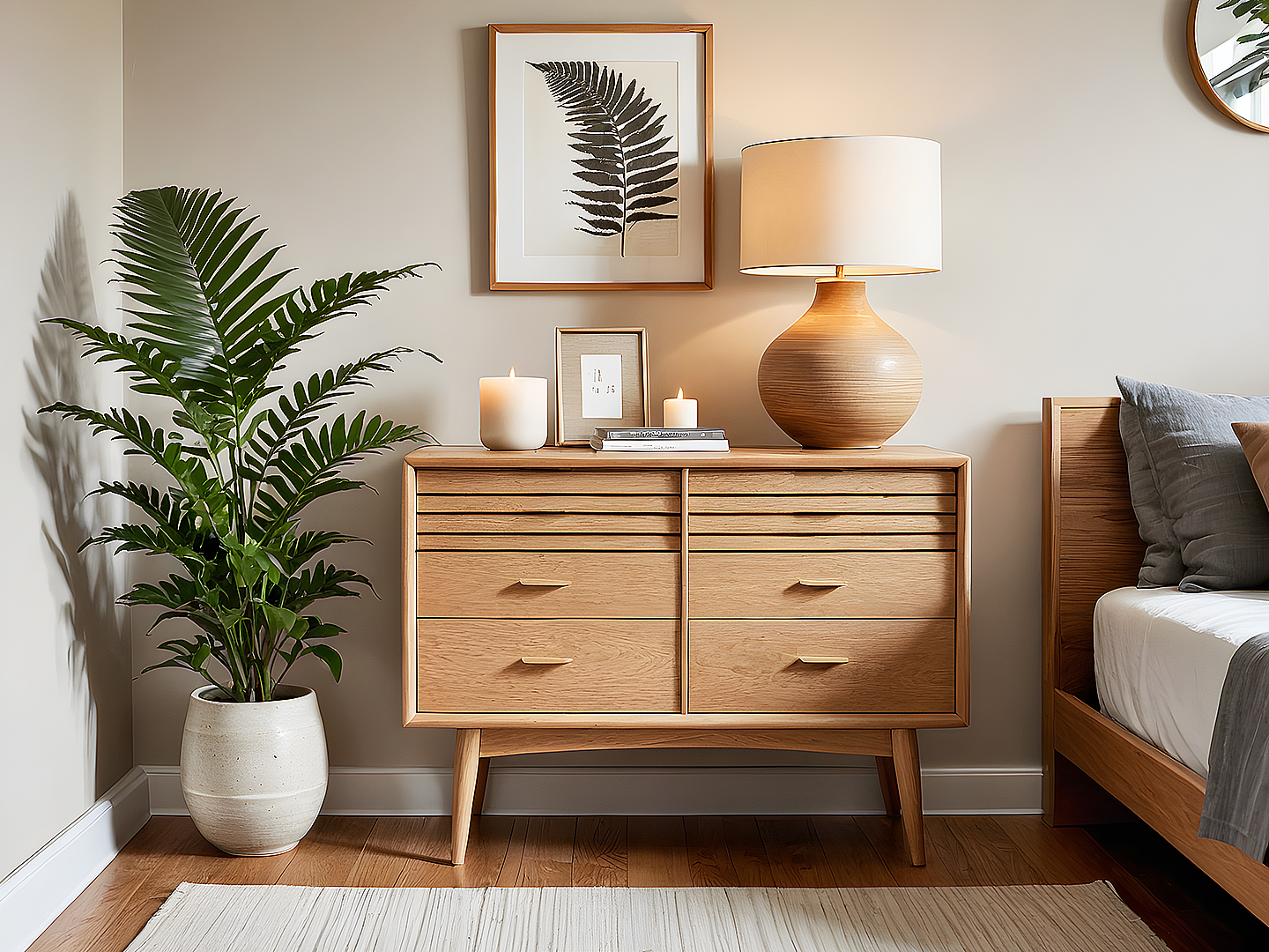 Dream Μπουφές Mid-Century Oak