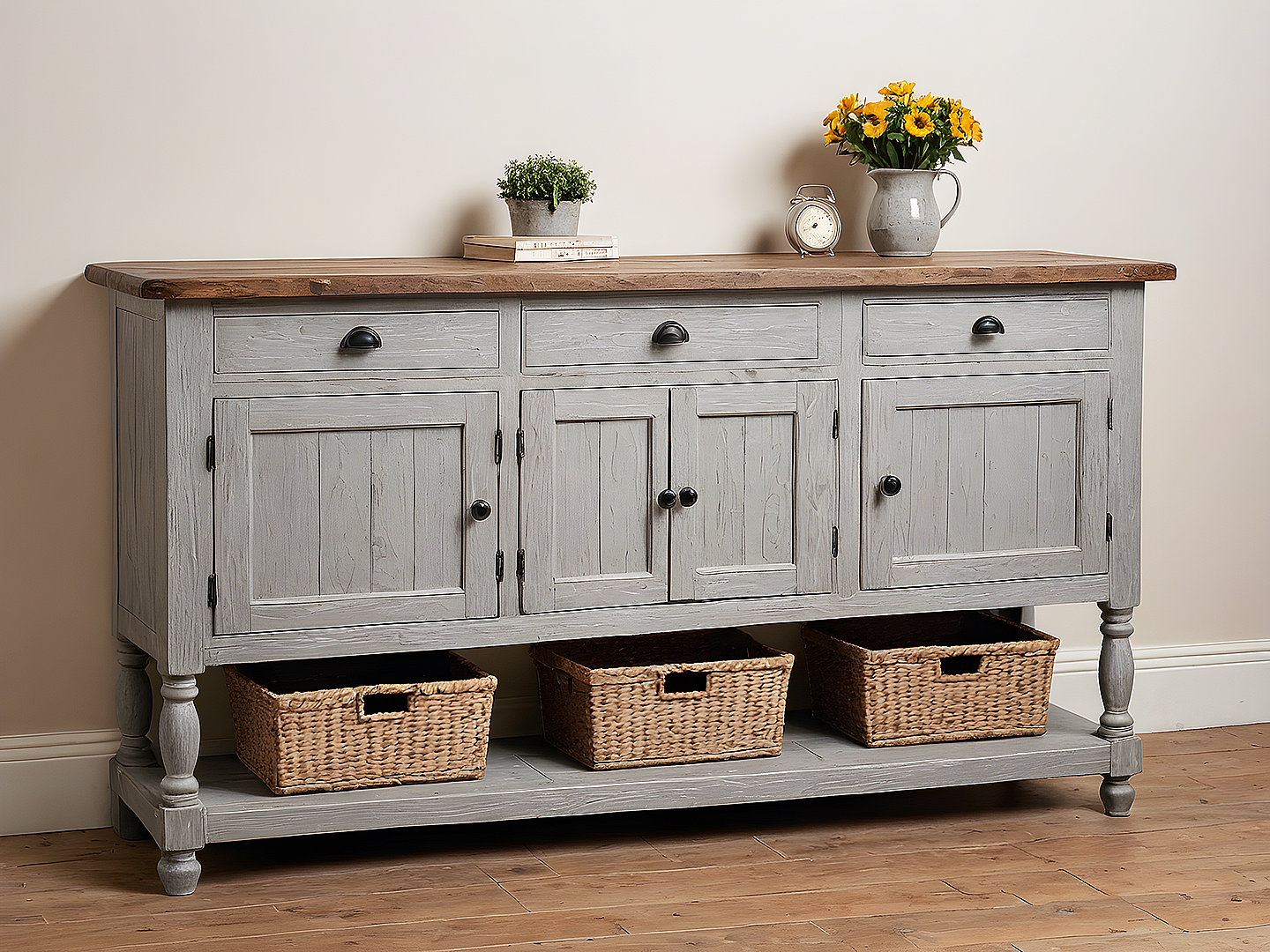 Laurel Μπουφές Farmhouse Grey