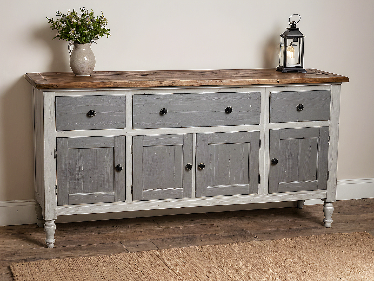 Laurel Μπουφές Farmhouse Grey