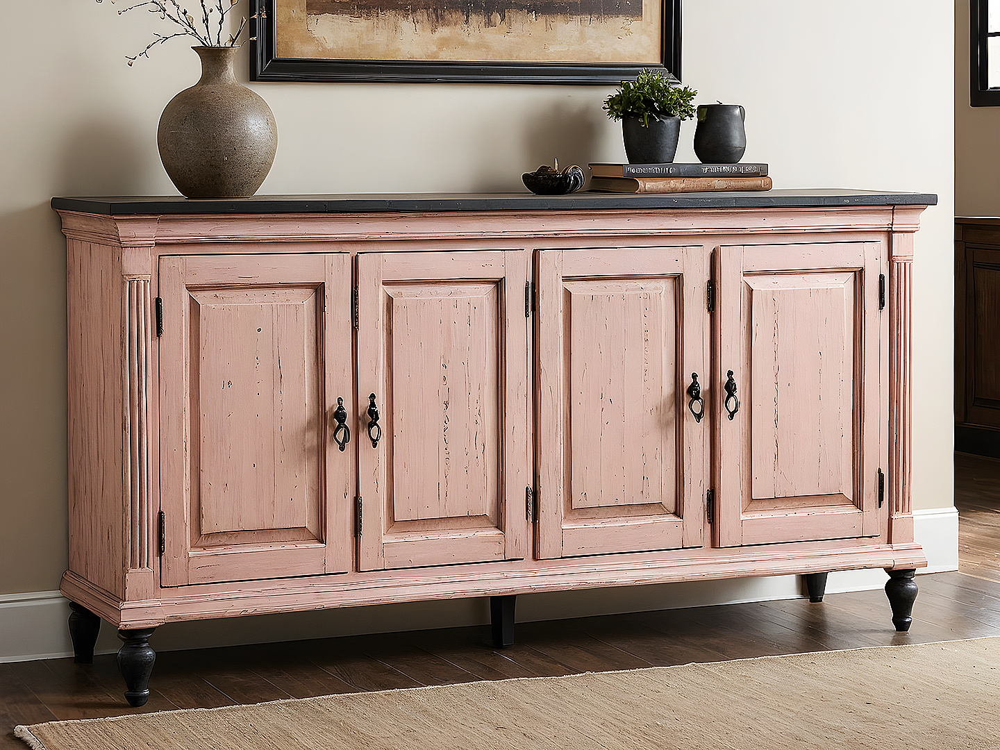 Alder Vintage Μπουφές με Αντικέ Φινίρισμα