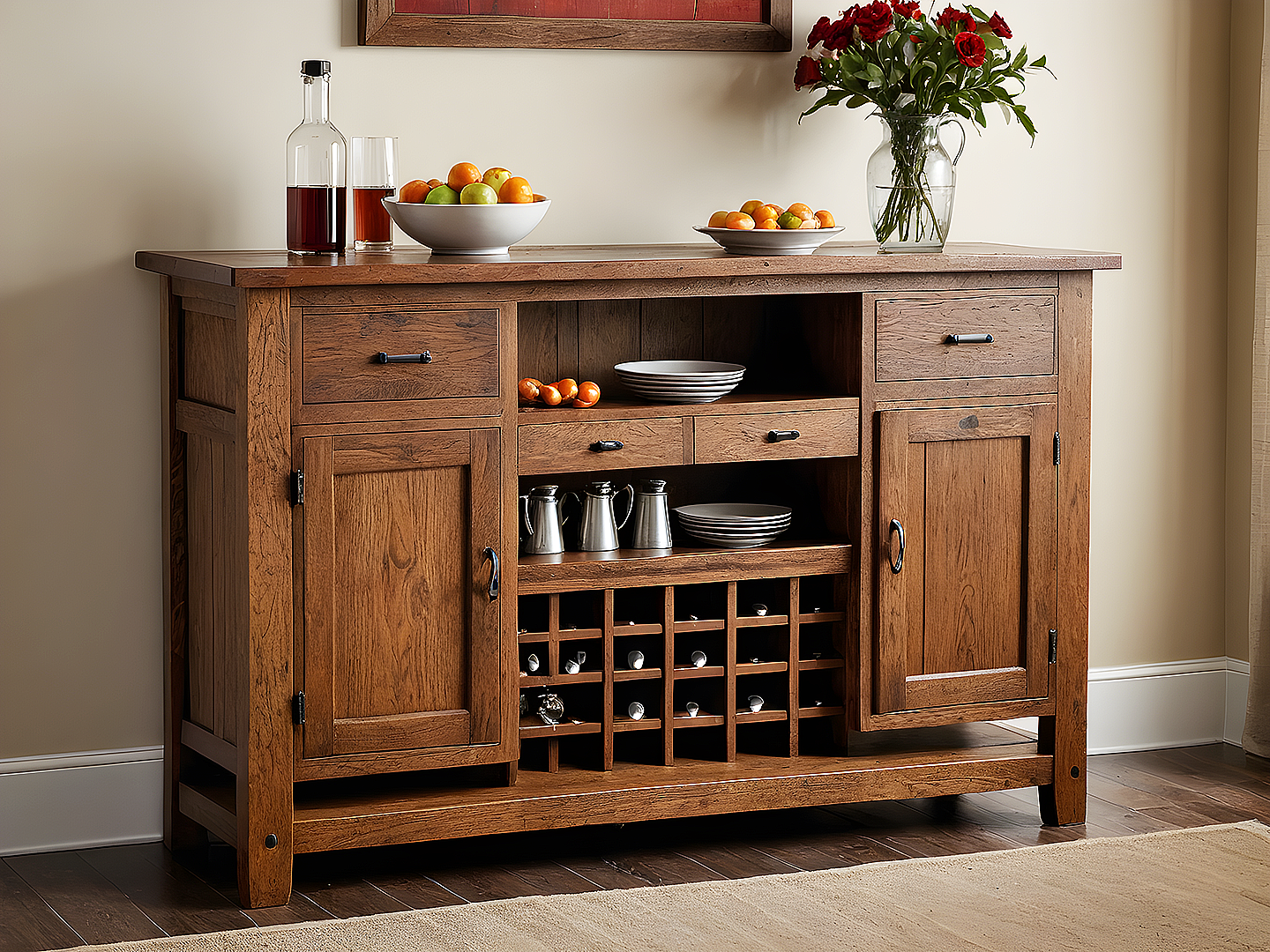 Brook Amish Rustic Μπουφες