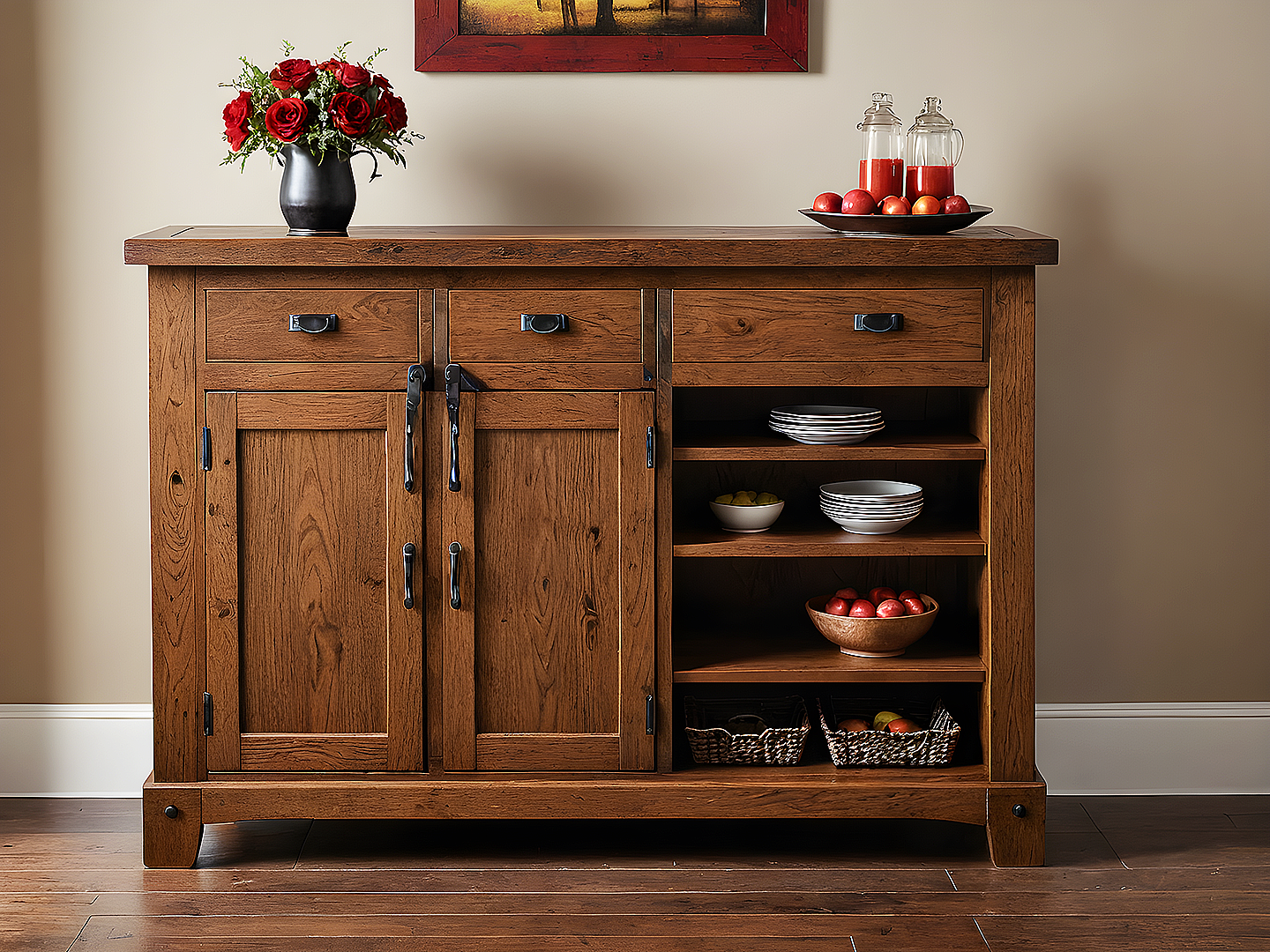 Brook Amish Rustic Μπουφες