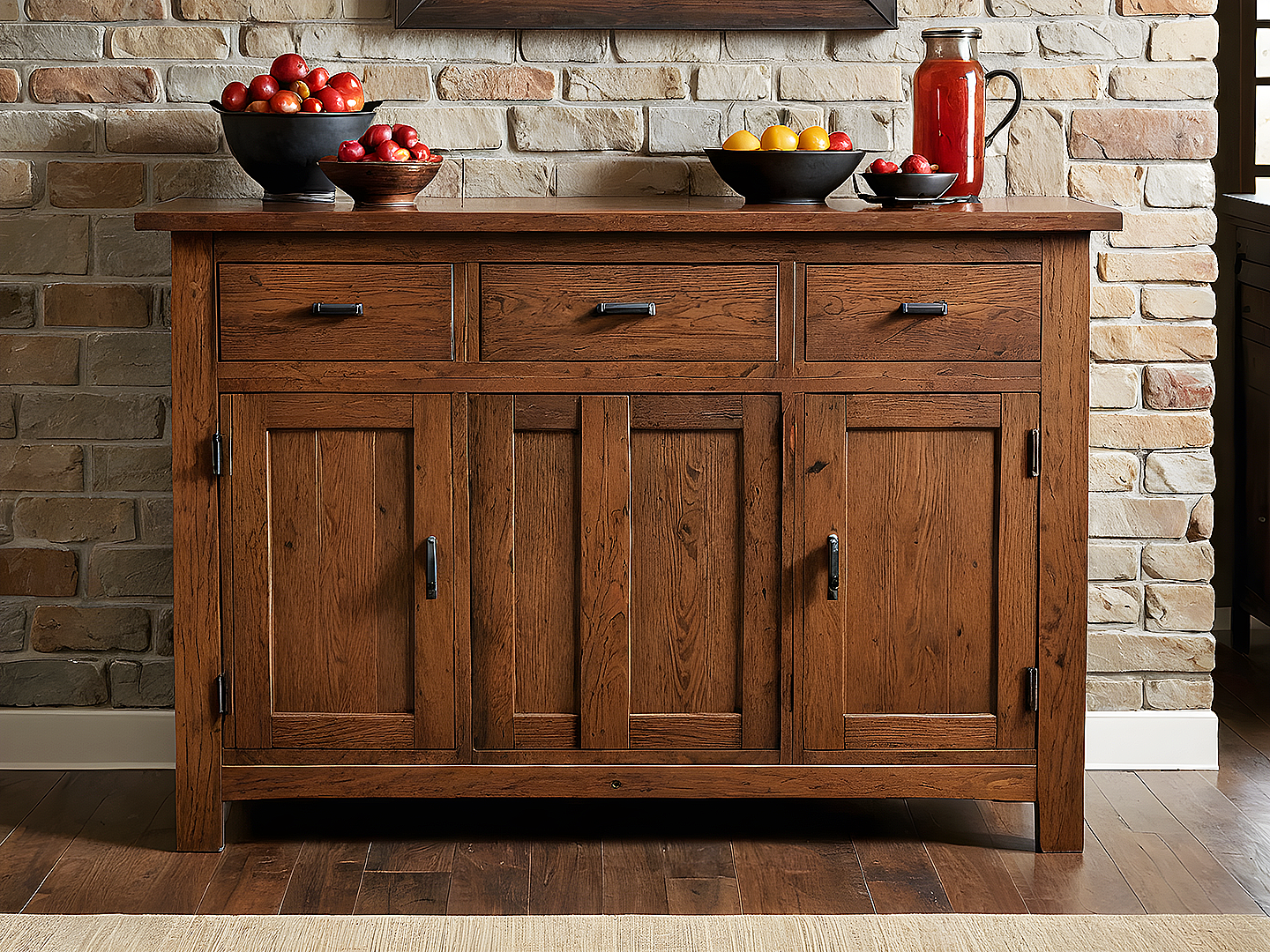 Brook Amish Rustic Μπουφες