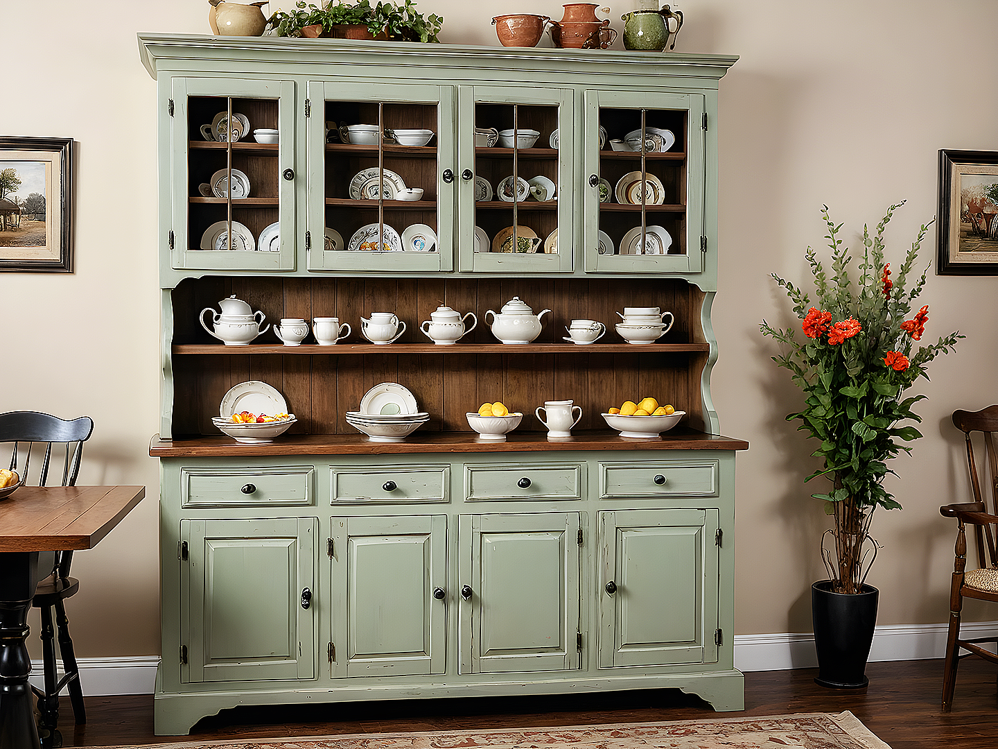 Williston Classic Country Hutch - Μπουφές