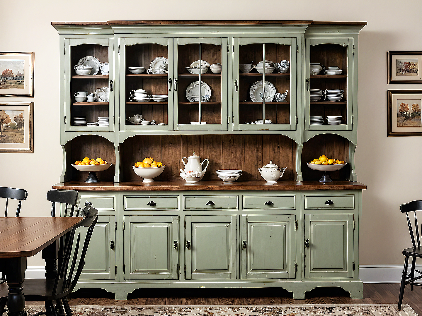 Williston Classic Country Hutch - Μπουφές