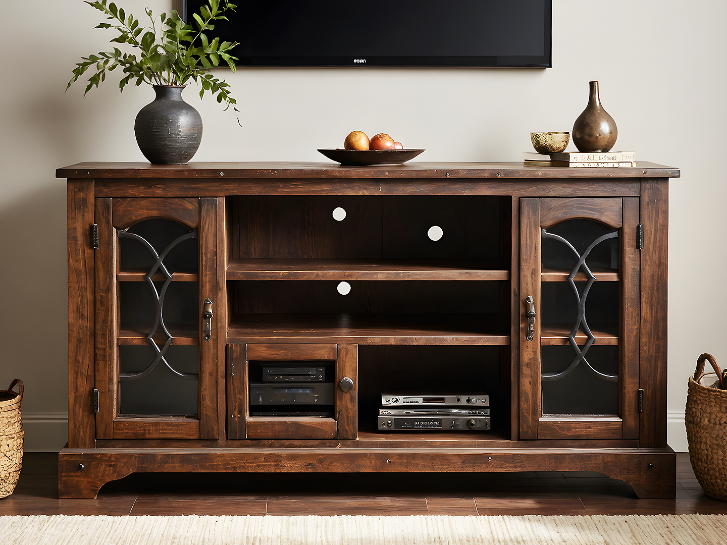 Amerily Rustic TV Stand