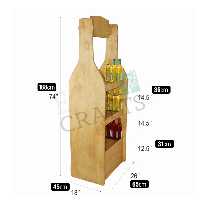 Ξύλινο Σταντ Κρασιών 741