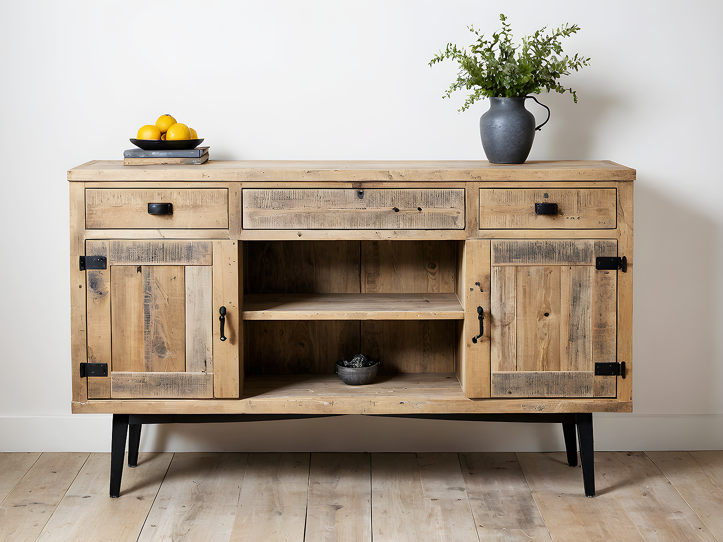 Reclaimed Wood Rustic Μπουφές