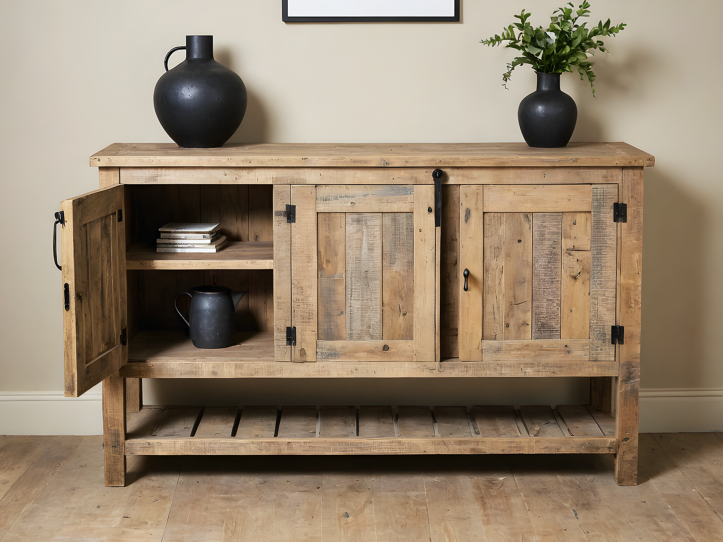 Reclaimed Wood Rustic Μπουφές