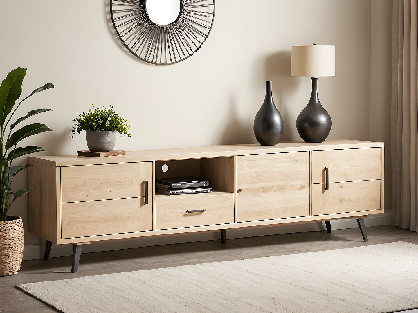 Mid-Century Media Console