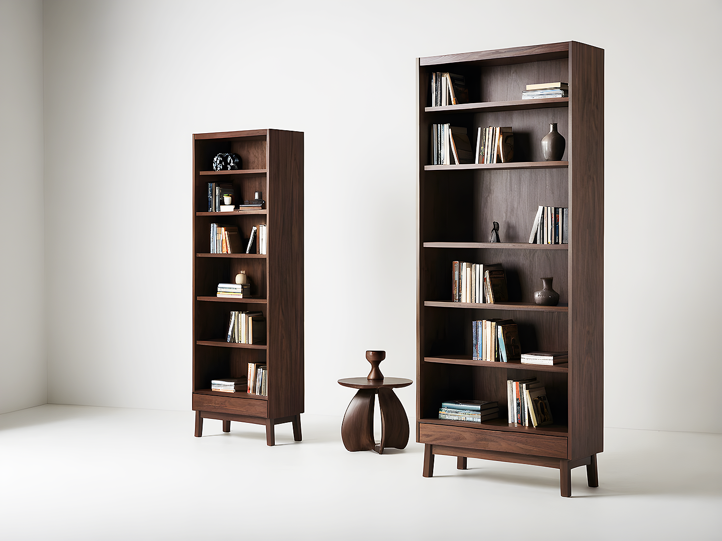 Μοντέρνες Ξύλινες Βιβλιοθήκες Με Καθαρή Γραμμή