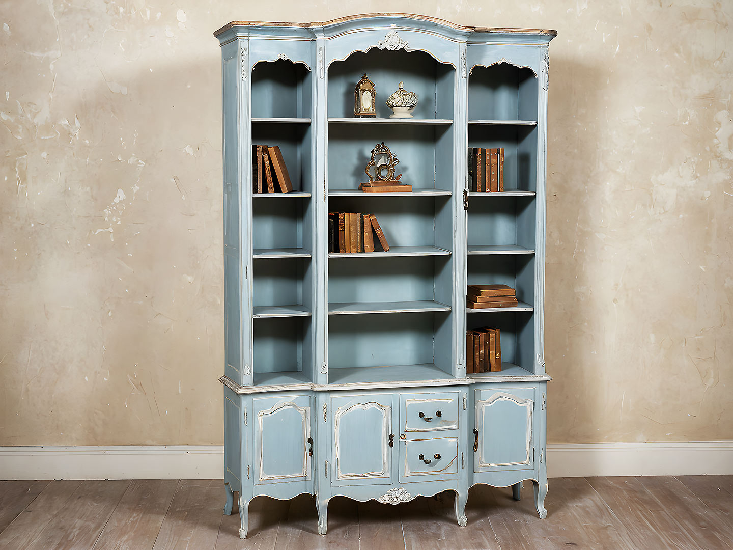 Ornate French Country Βιβλιοθηκη