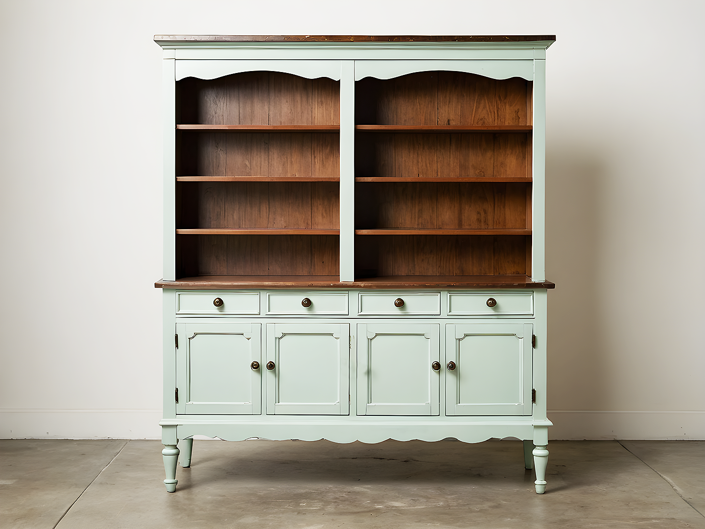 Arcadia Ρετρό Βιτρίνα-Μπουφές σε Sage Πράσινο