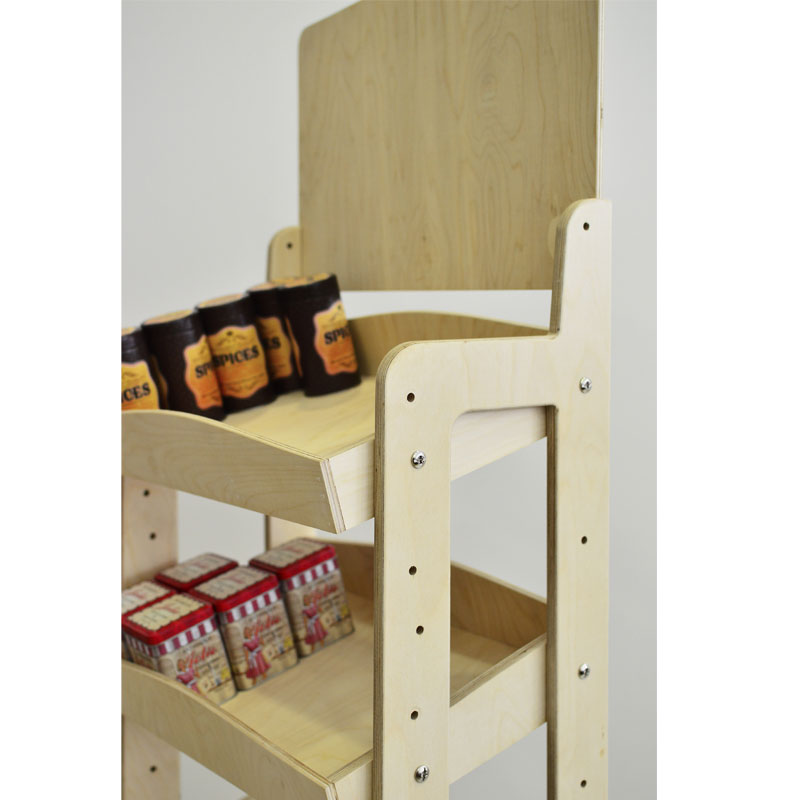 Coffee Bags Ξύλινη Ραφιέρα με 5 Ράφια 512