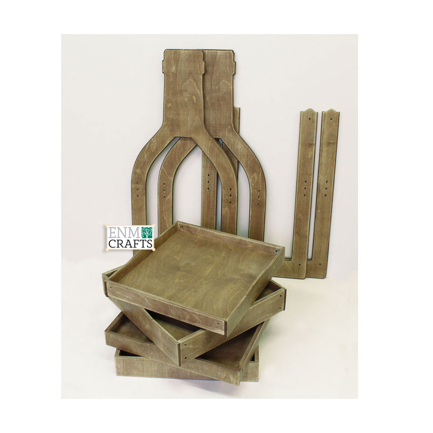 Ξύλινο Σταντ Προβολής Κρασιών 514