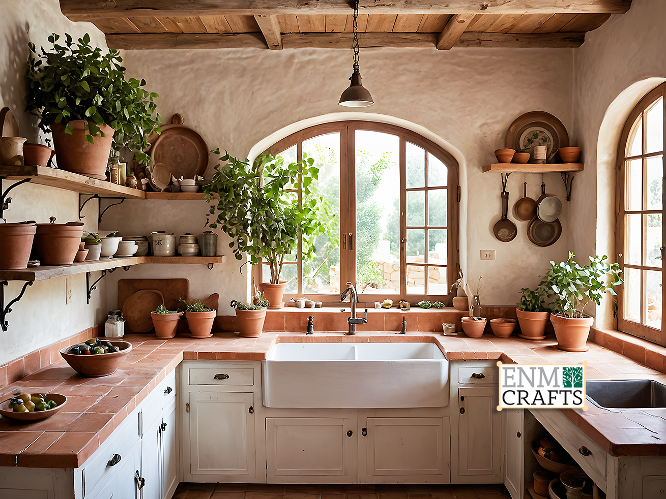 Rustic Mediterranean Kitchen