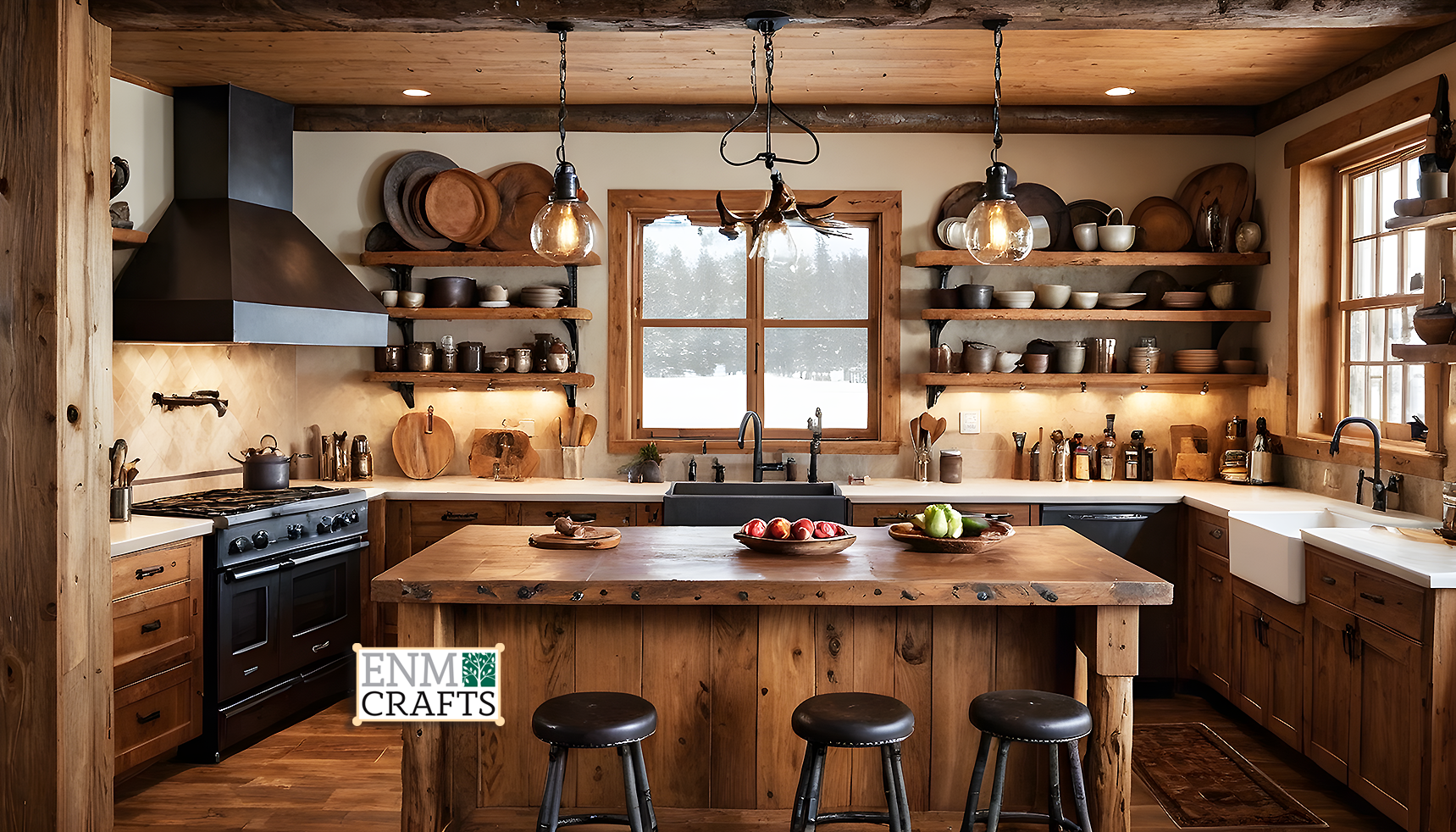 Rustic Mountain Kitchen