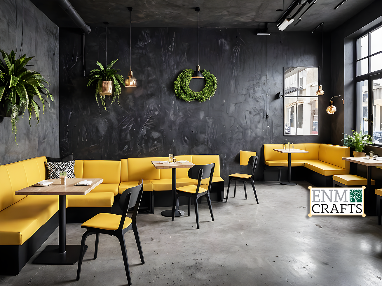 Industrial Modern Café Interior