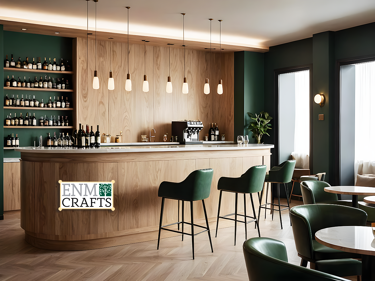 Contemporary Italian Bar Interior