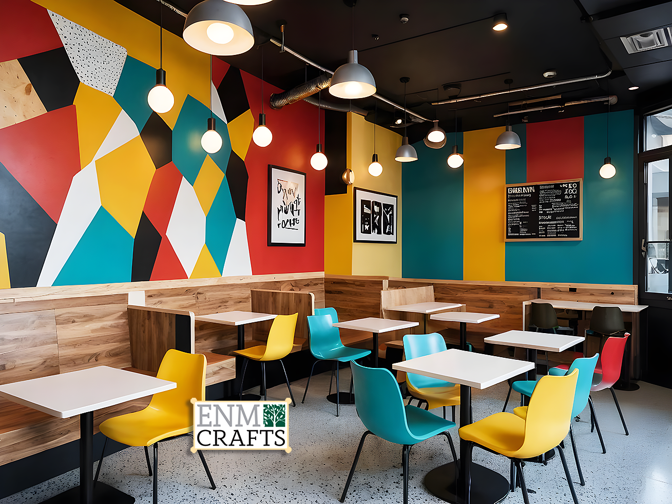 Urban Pop-Art Café Interior