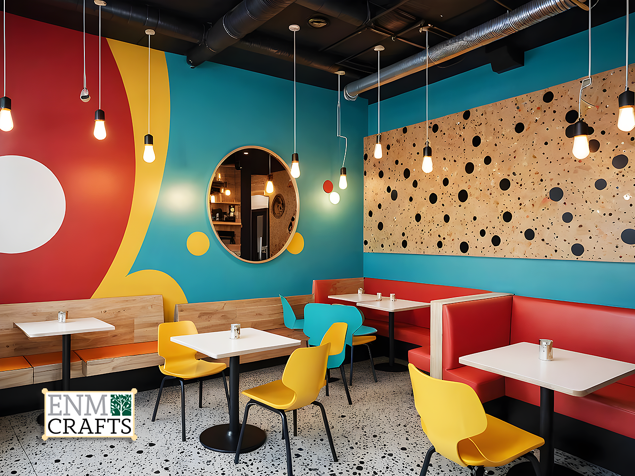 Urban Pop-Art Café Interior