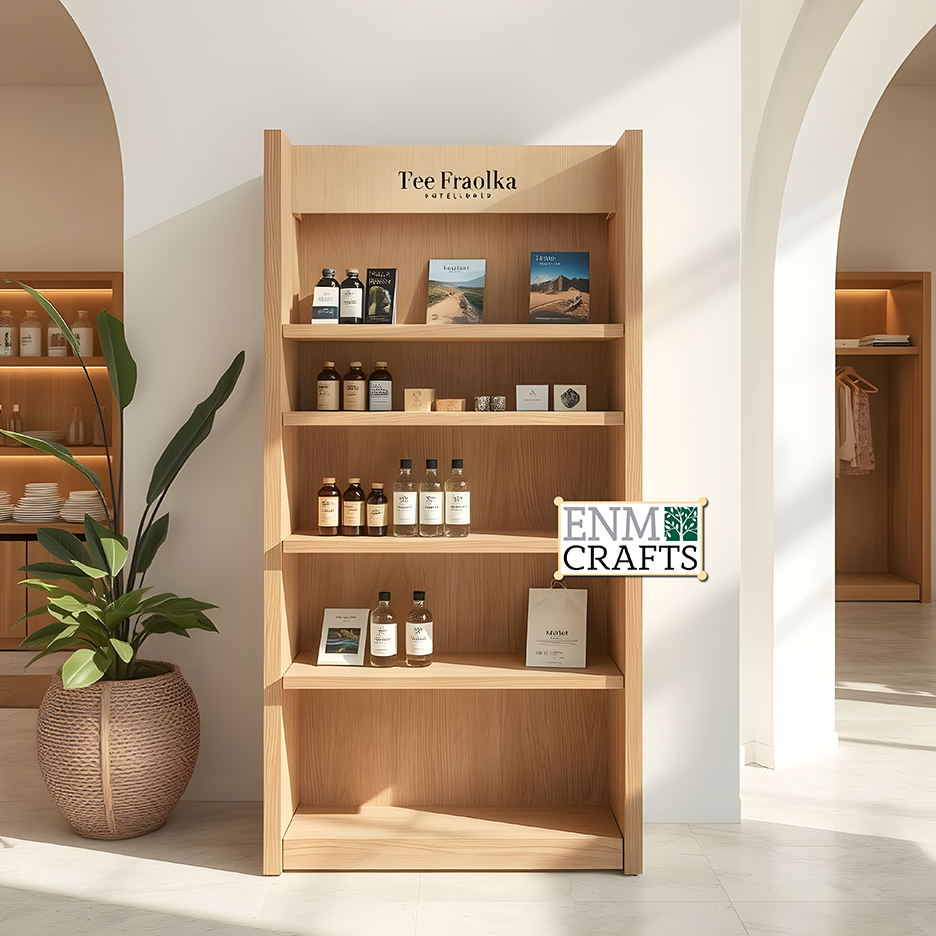 Ξύλινη Στήλη Προβολής Boutique G1034