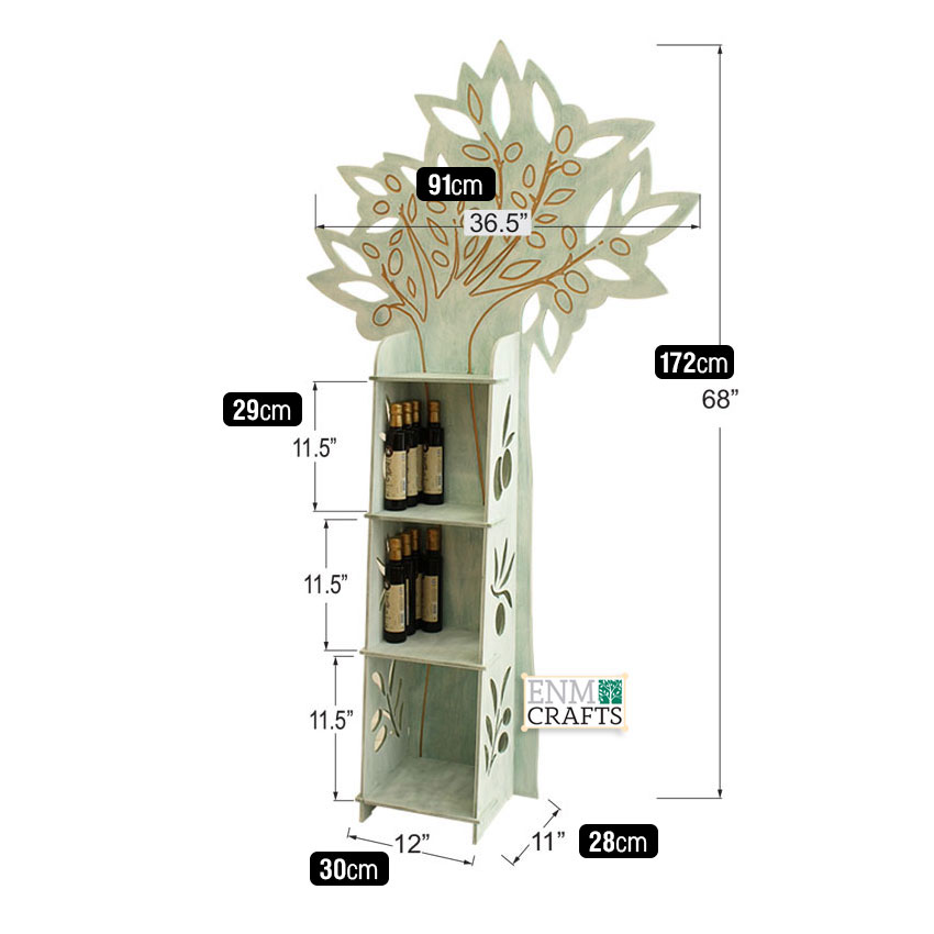 Ξύλινο Σταντ Tree Cutout 580