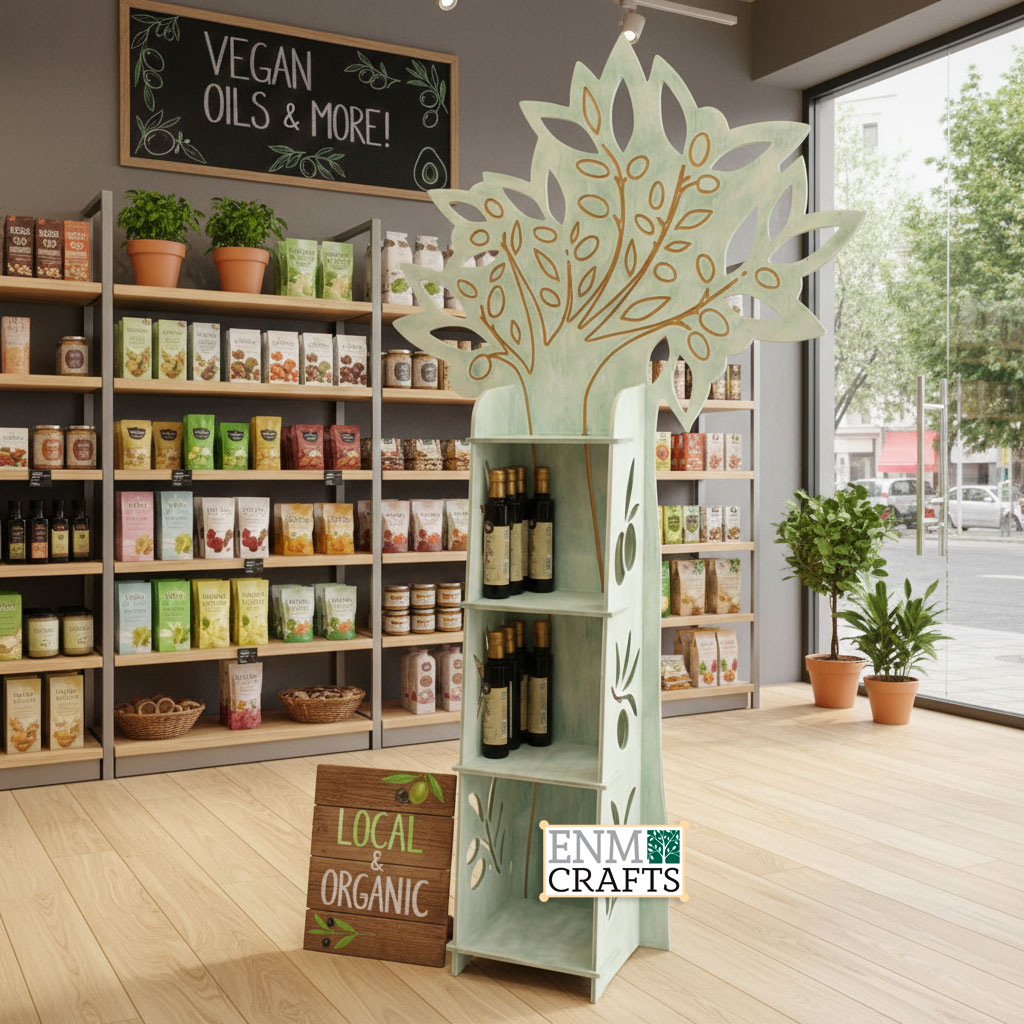 Ξύλινο Σταντ Tree Cutout 580