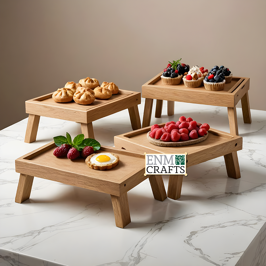 Σετ Ξύλινων Χαμηλών Buffet Risers G1051