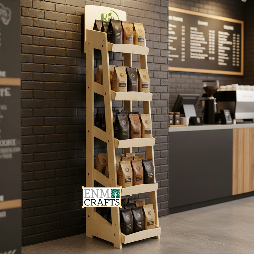 Coffee Bags Ξύλινο Σταντ Προβολής 510