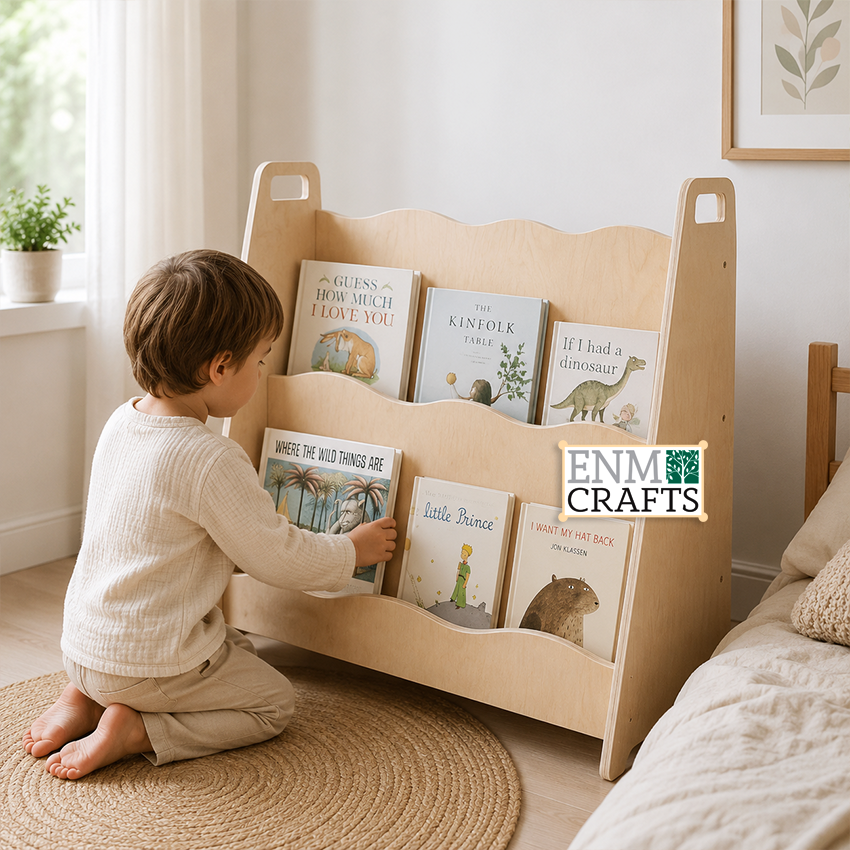 Παιδική Ξύλινη Βιβλιοθήκη Montessori 957