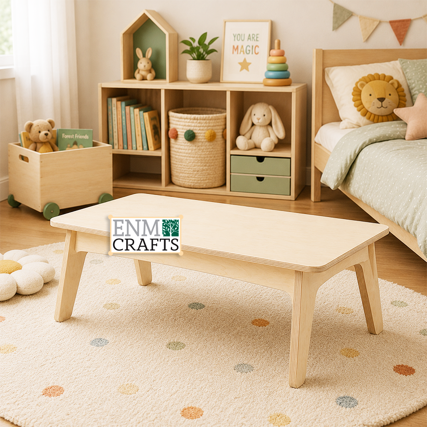 Παιδικό Ξύλινο Τραπεζάκι Montessori 961