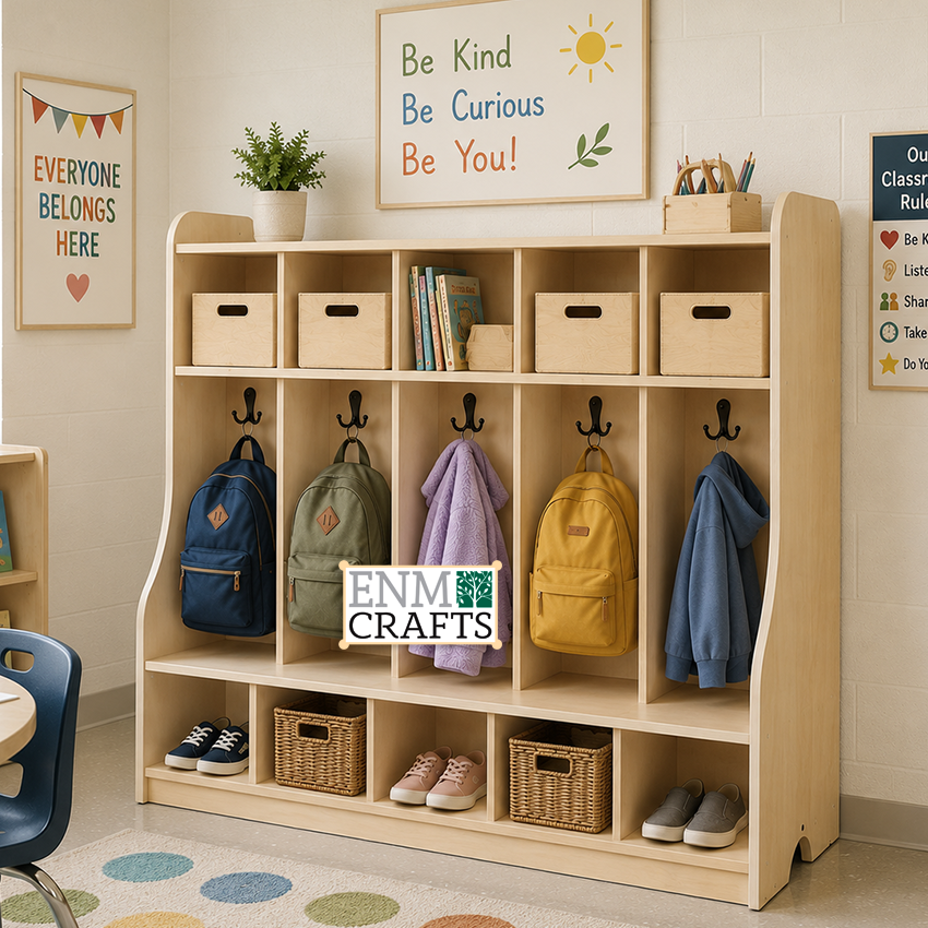 Παιδική Ξύλινη Cubbie Lockers 965
