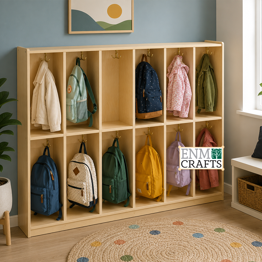 Wooden Classroom Locker Unit 970