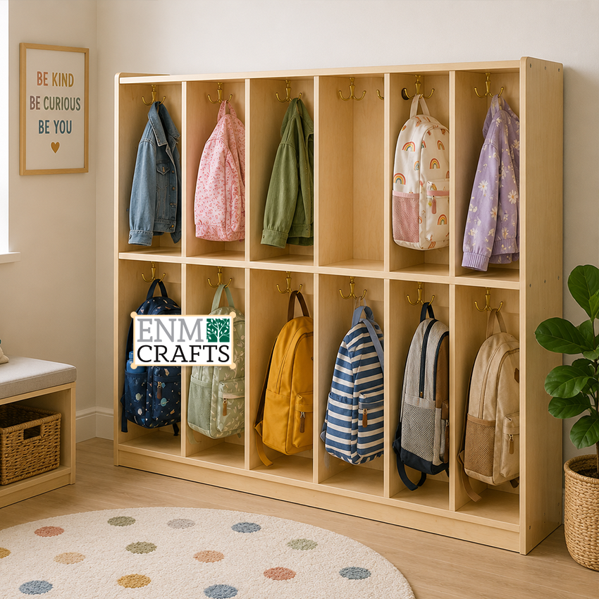 Wooden Classroom Locker Unit 970