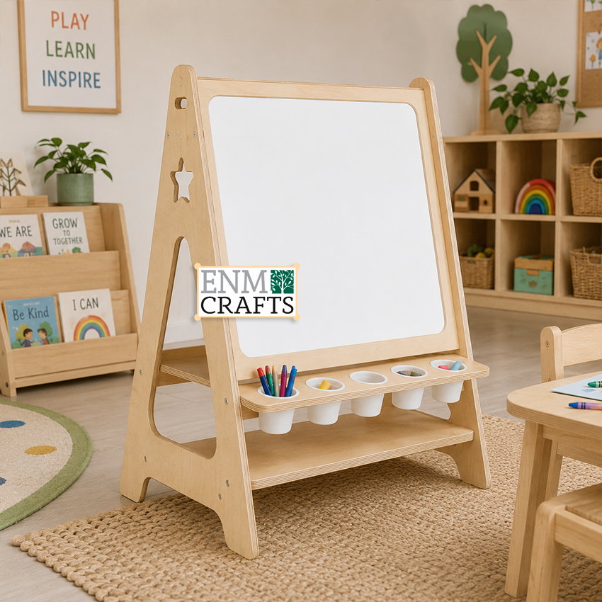 Διπλής Όψης Πίνακας Ζωγραφικής & Γραφής Montessori 972