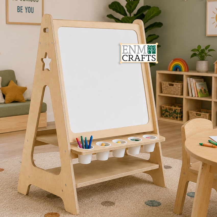 Διπλής Όψης Πίνακας Ζωγραφικής & Γραφής Montessori 972