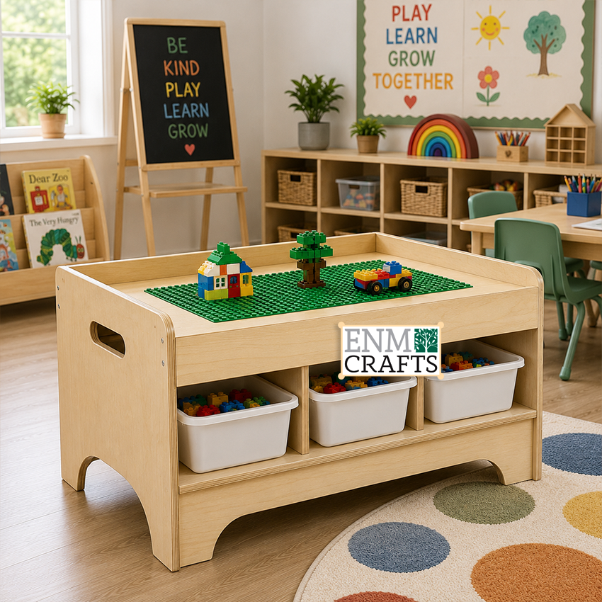 Activity Table με Βάση για Τουβλάκια 983