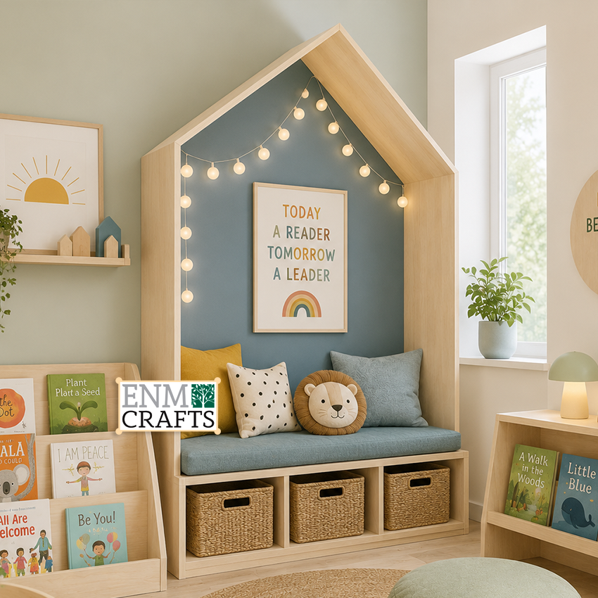 Ξύλινη Γωνιά Ανάγνωσης Montessori 9132