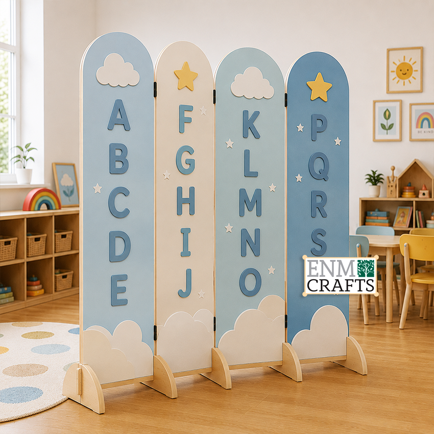 Montessori Πτυσσόμενο Διαχωριστικό Χώρου Αλφαβήτου 9166