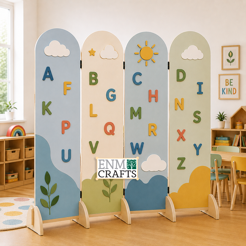 Montessori Πτυσσόμενο Διαχωριστικό Χώρου Αλφαβήτου 9166