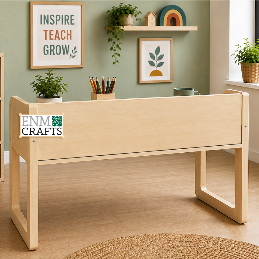 Γραφείο Εκπαιδευτικού Montessori με Διπλά Συρτάρια 9202