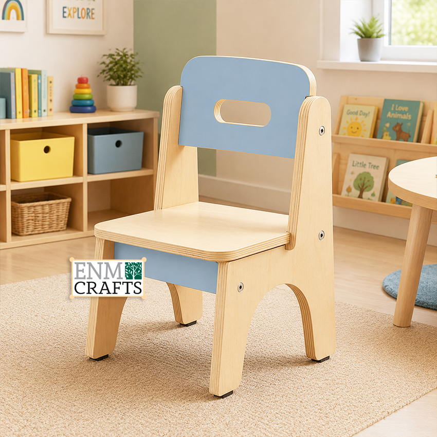 Παιδική Καρέκλα Montessori από Κόντρα Πλακέ Σημύδας 9207