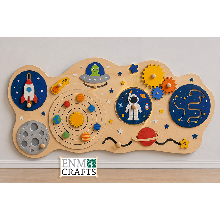 Διαδραστικό Επιτοίχιο Πάνελ Montessori 