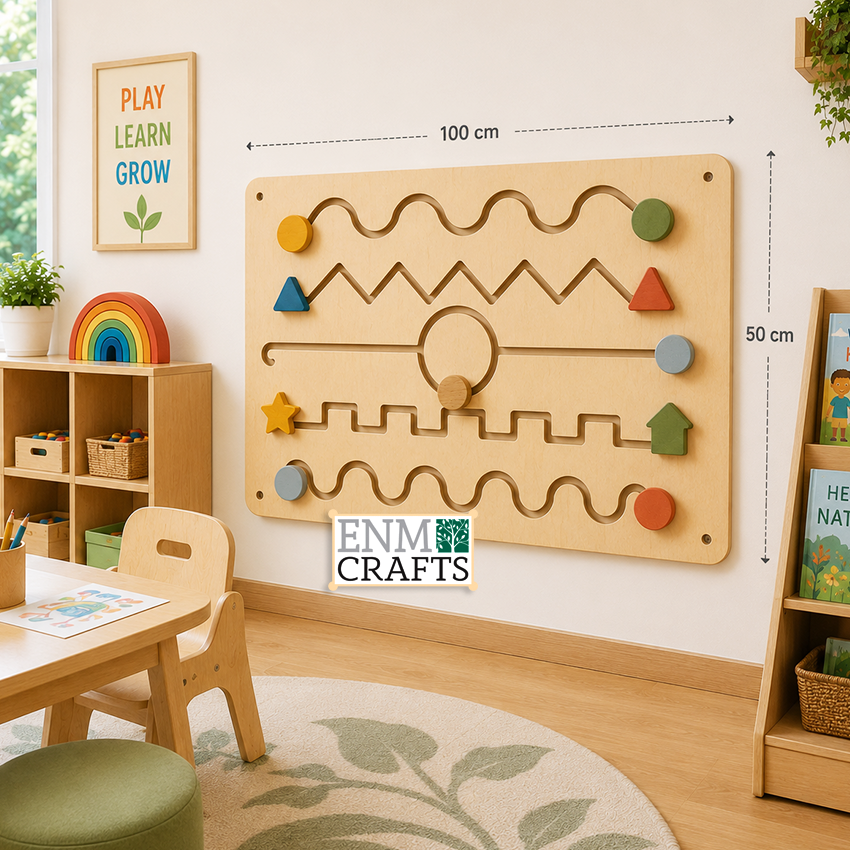 Διαδραστικό Επιτοίχιο Πάνελ Montessori 