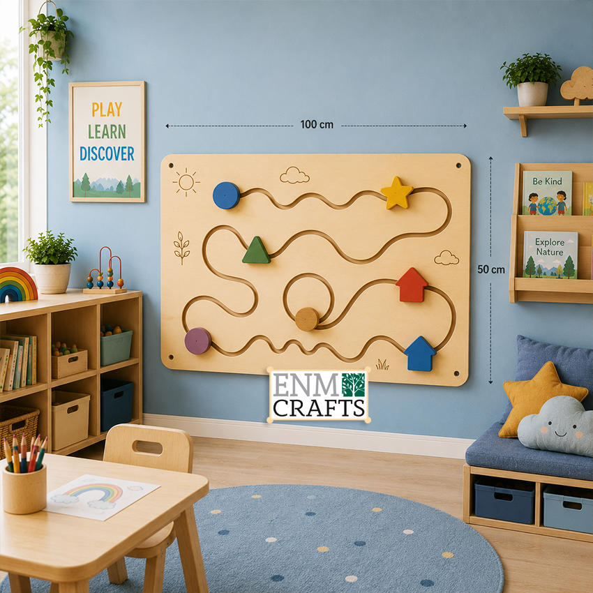 Διαδραστικό Επιτοίχιο Πάνελ Montessori 