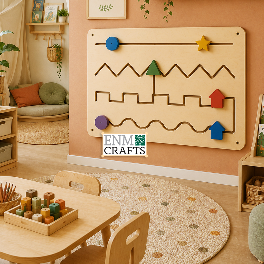 Διαδραστικό Επιτοίχιο Πάνελ Montessori 